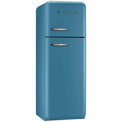 Smeg FAB30RF Fridge Freezer, A++ Energy Rating, 60cm Wide, Right-Hand Hinge Pastel Blue